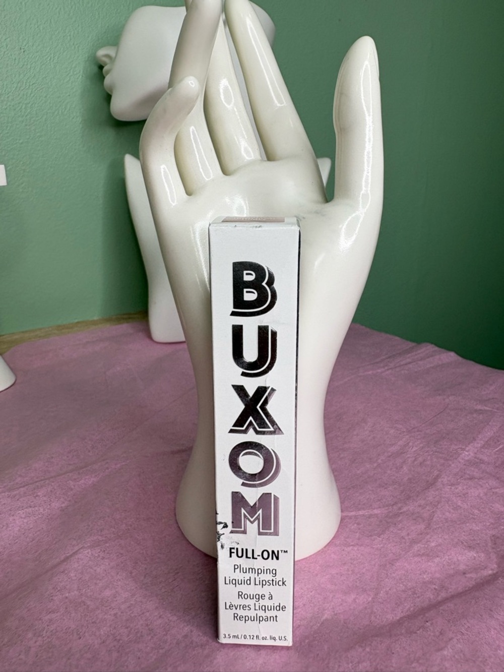Buxom Full-On Plumping Liquid Lipstick in White & Black Box